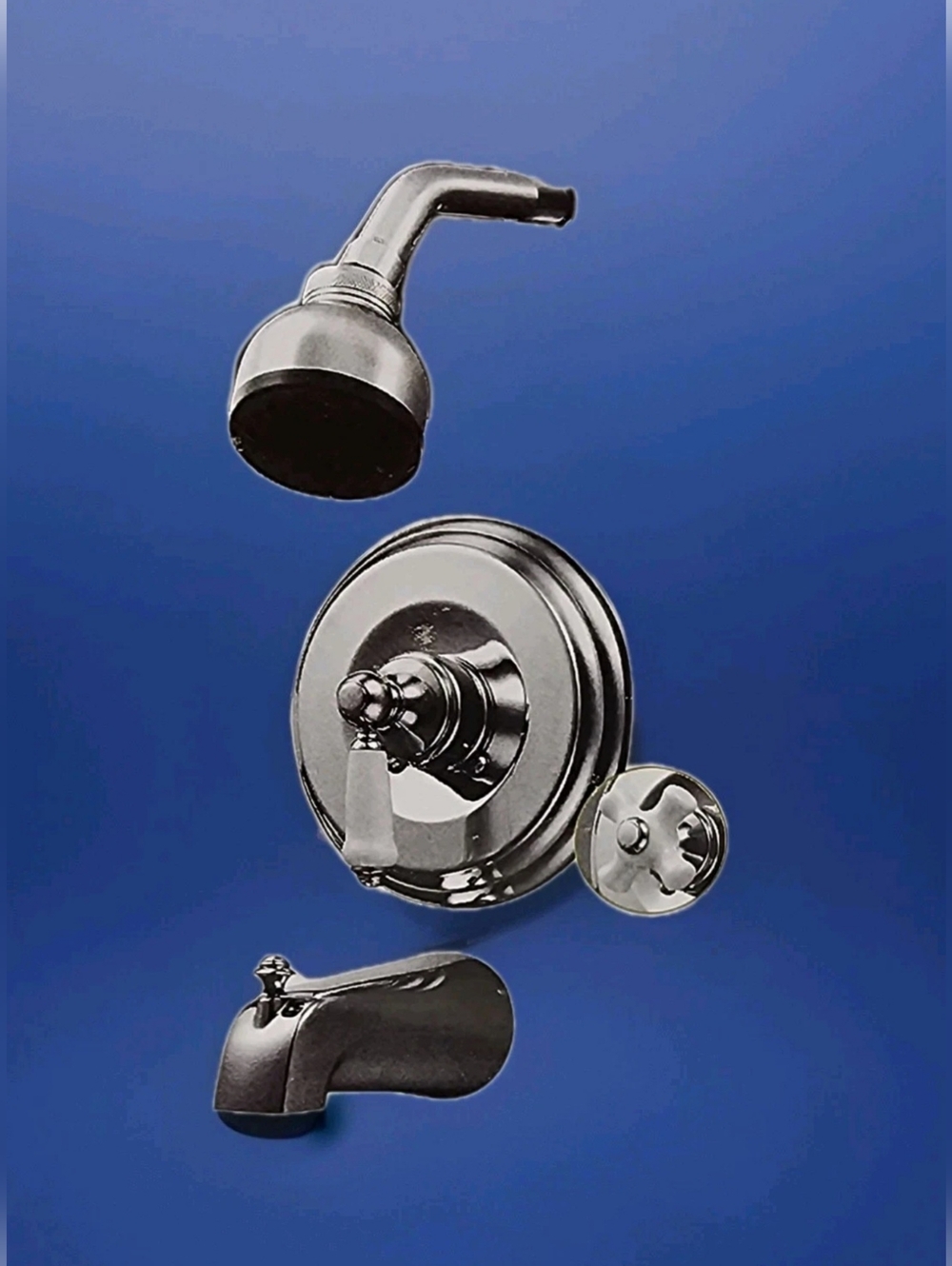 Pegasus Tub & Shower Faucet - Polished Chrome - (Series 10,000 - 699 427)  NWT